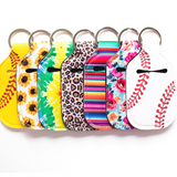 Beautifully Printed Hand Sanitizer Keychains