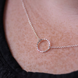 Petite Open Circle Necklace